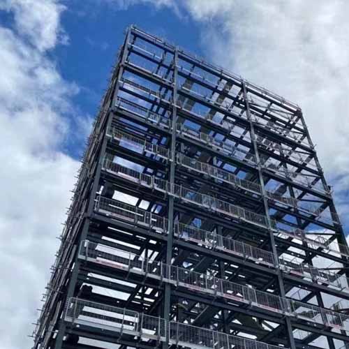 اسکلت فلزی ساختمان الف