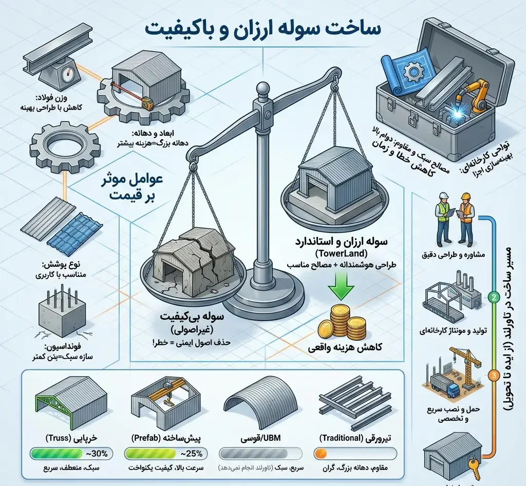 ساخت سوله ارزان