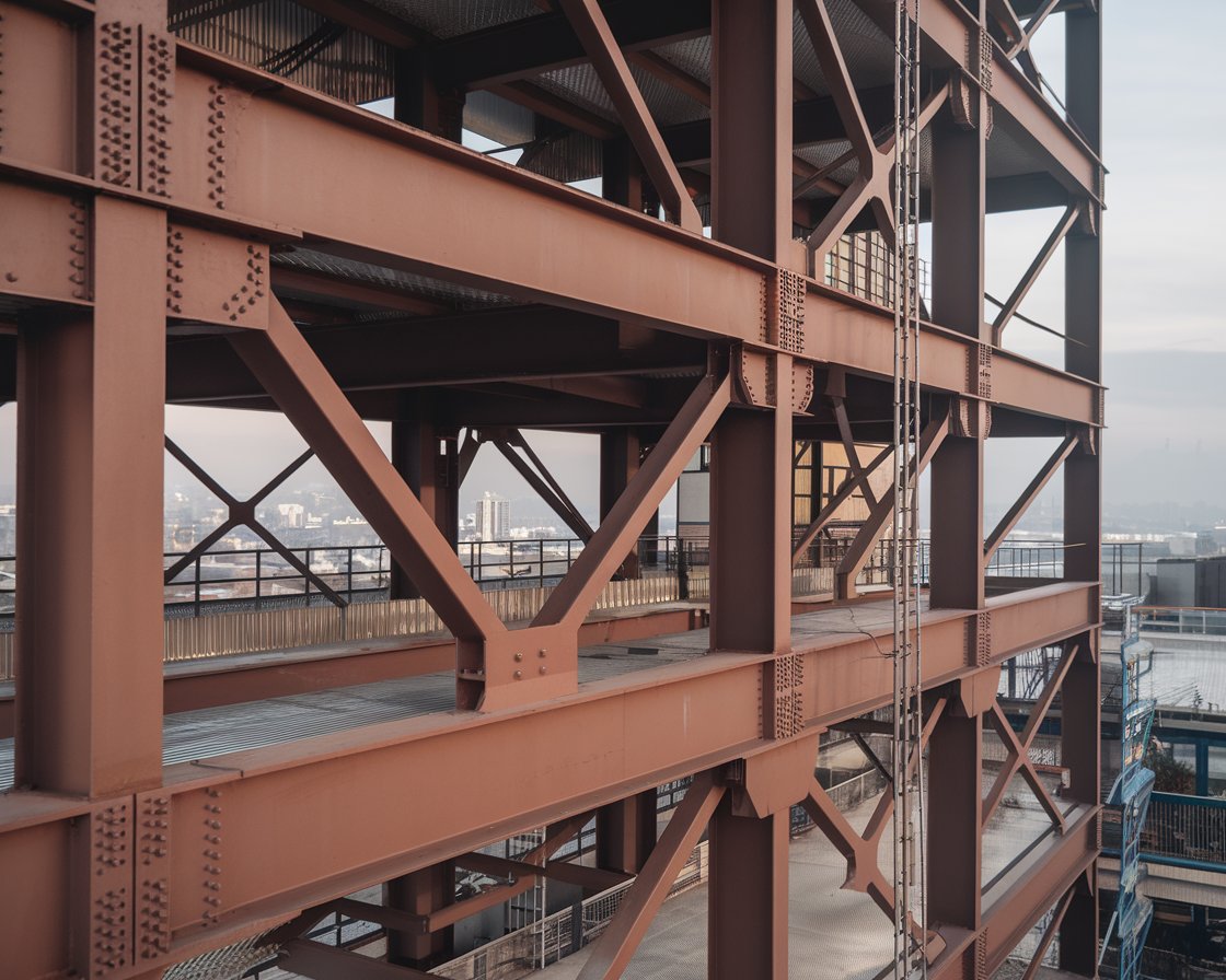 فایرپروف اسکلت فلزی