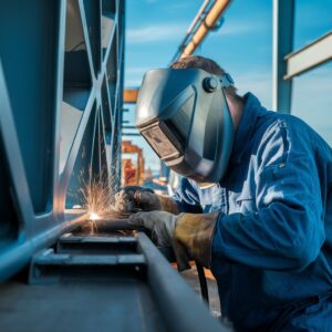 قیمت اجرای اسکلت فلزی جوشی