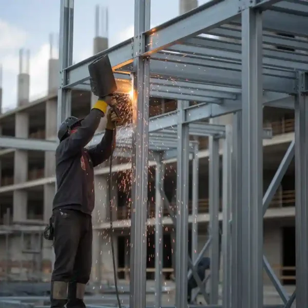 اسکلت فلزی با قوطی