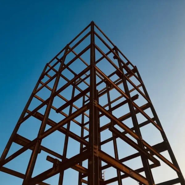 مراحل ساخت اسکلت فلزی