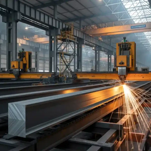 ساخت اسکلت فلزی در کارخانه