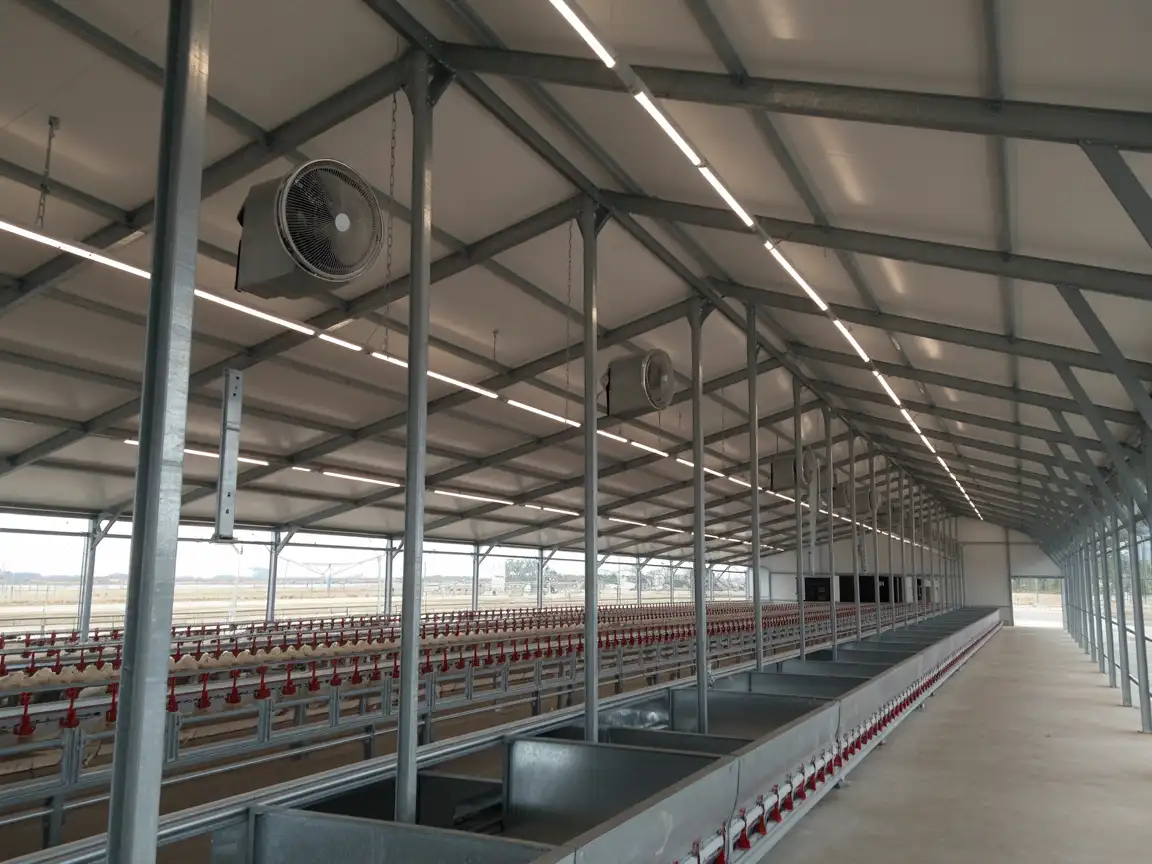 ساخت سوله مرغداری گوشتی