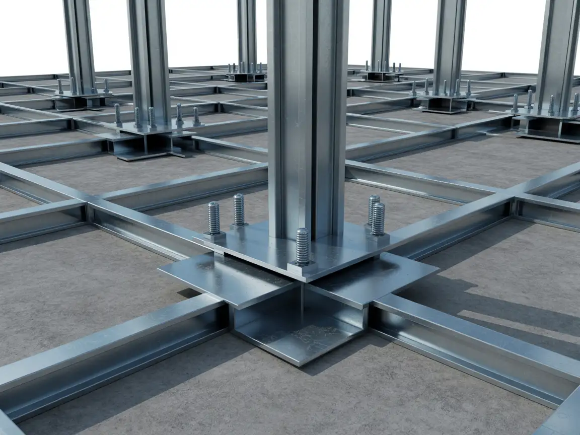 مراحل اجرای فونداسیون اسکلت فلزی