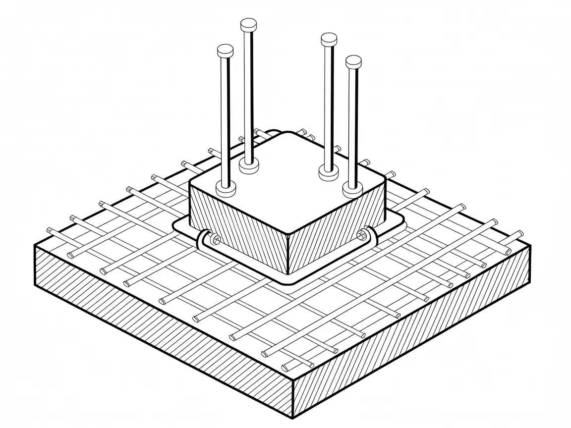 هزینه فونداسیون اسکلت فلزی