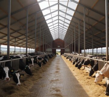 ساخت سوله گاوداری