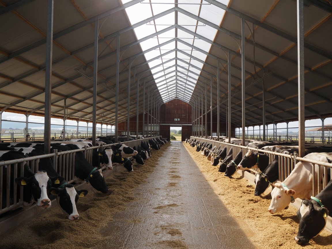 ساخت سوله گاوداری