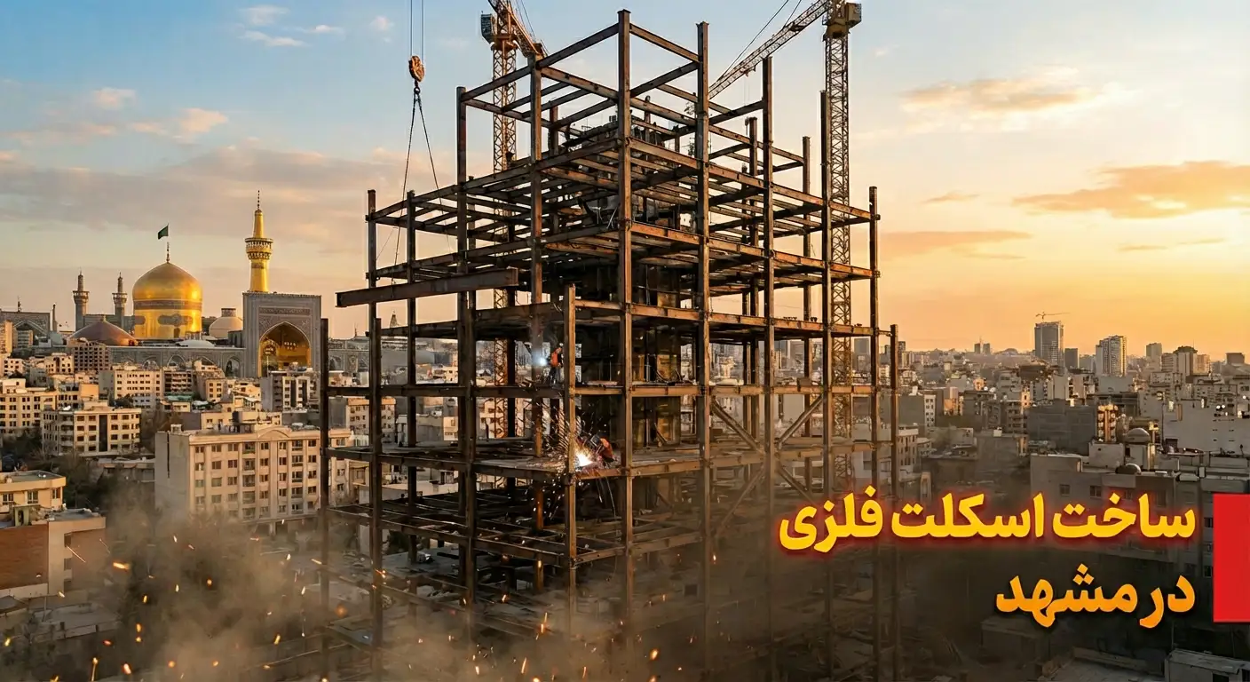ساخت اسکلت فلزی در مشهد