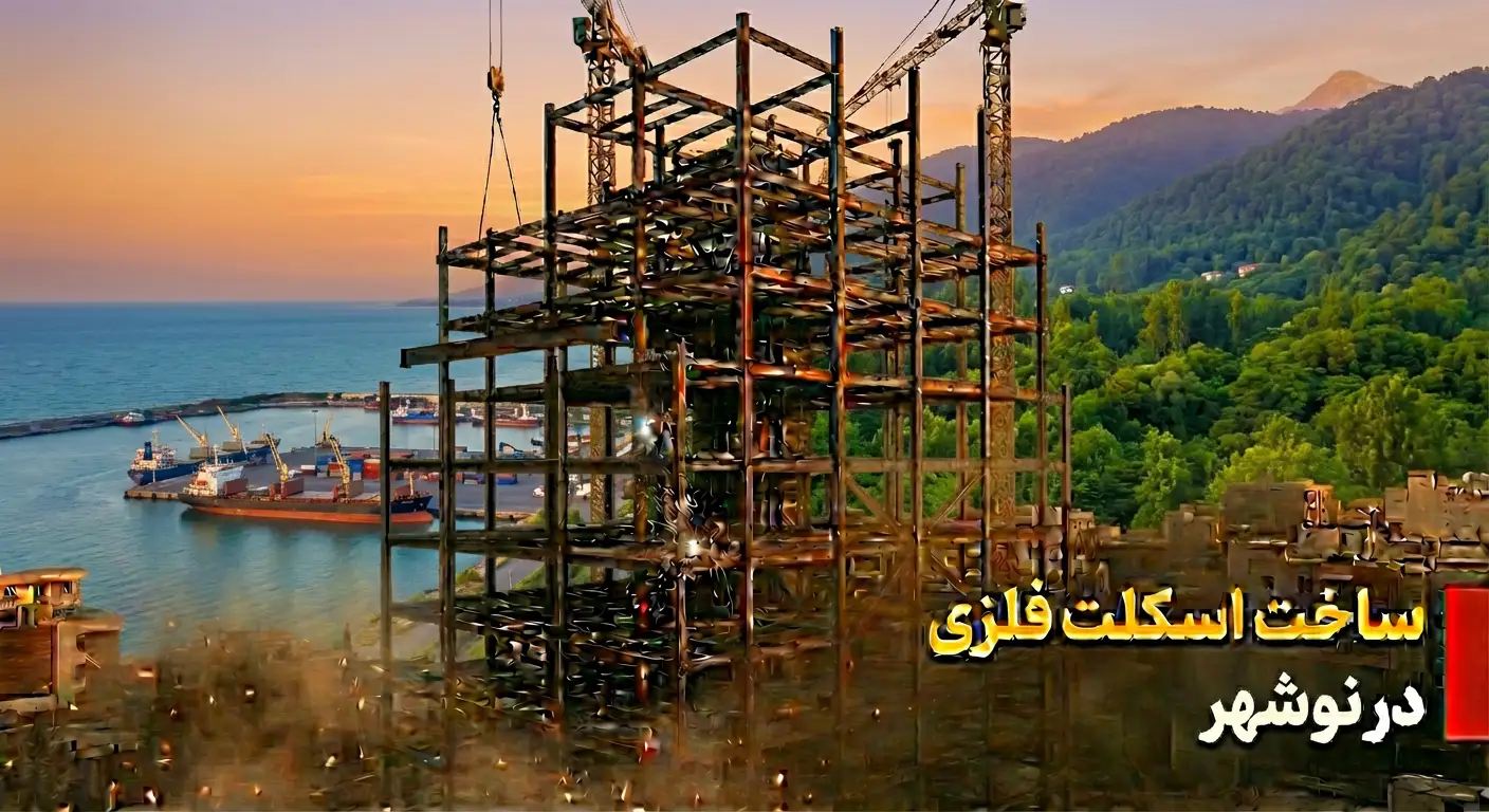 اسکلت فلزی نوشهر