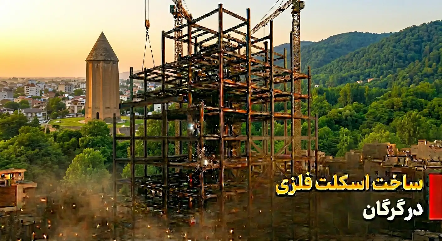 اسکلت فلزی گرگان