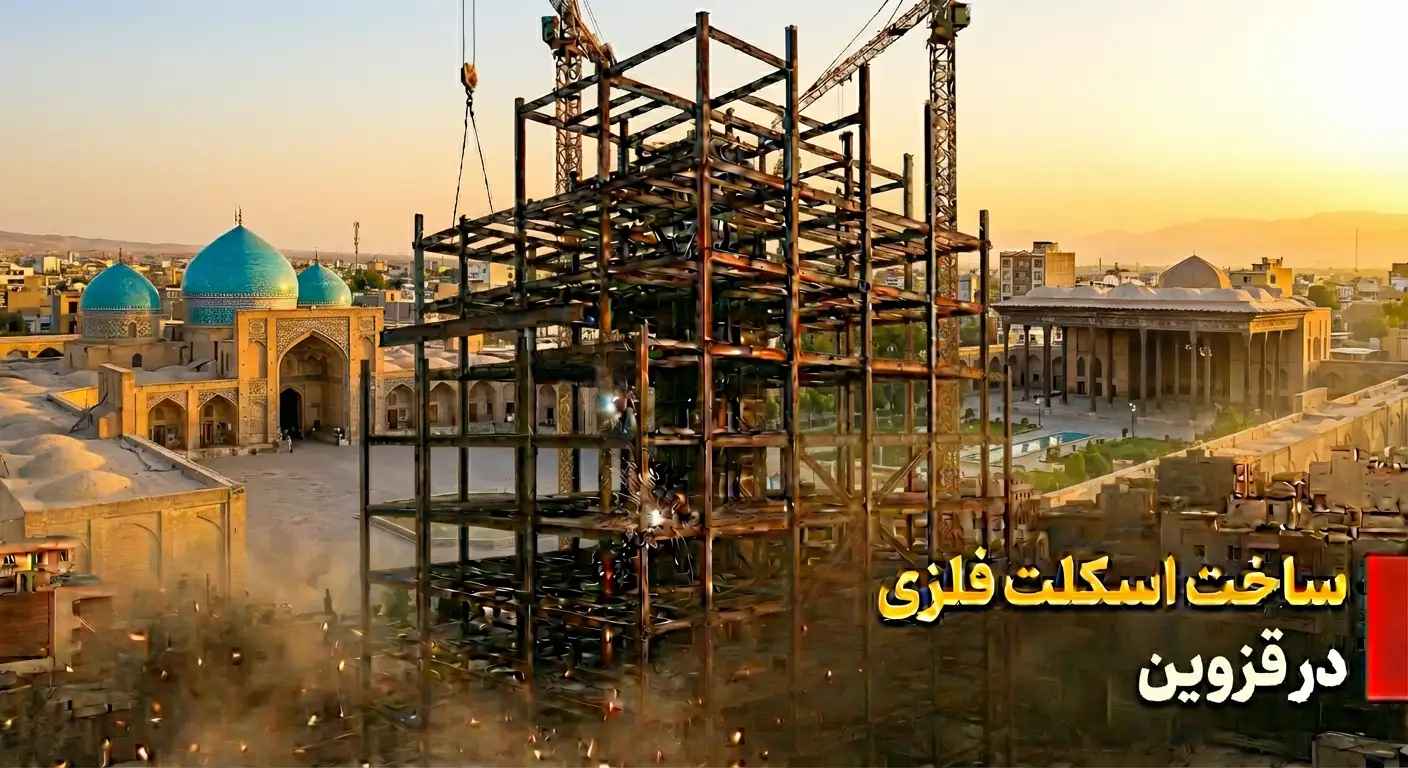 اسکلت فلزی قزوین