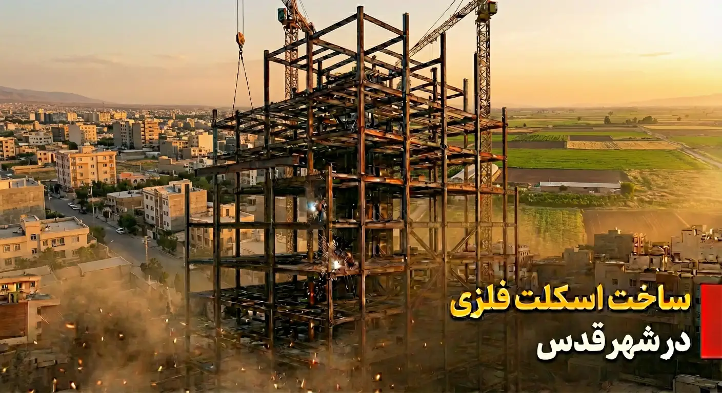 اسکلت فلزی شهر قدس